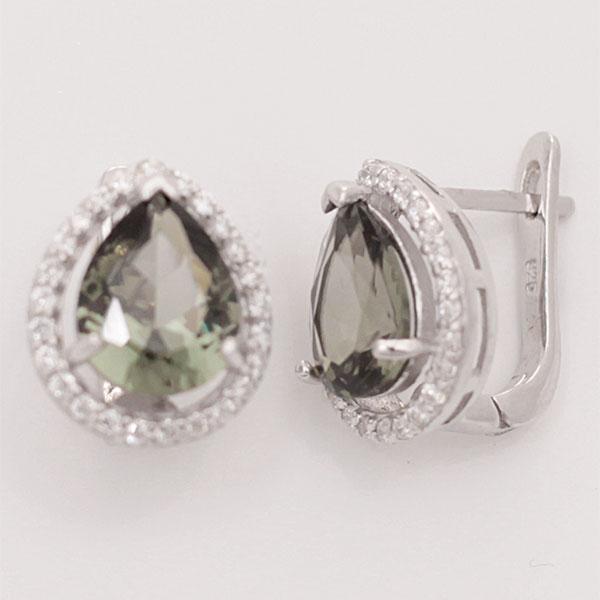 Серьги 2405935907  из серебра 925 пробы